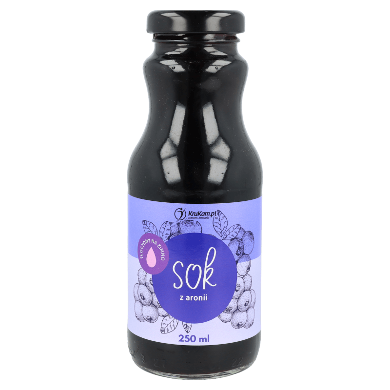 Krukam Chokeberry juice 250ml - Krukam - Vesa Beauty