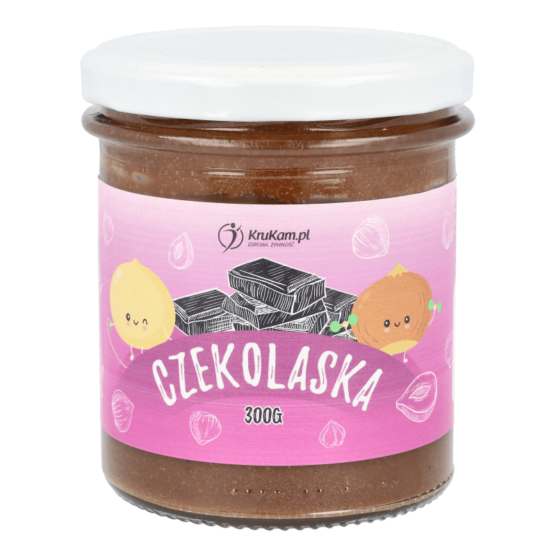 Krukam Czekolaska - Hazelnut Paste with Chocolate 300g - Krukam - Vesa Beauty