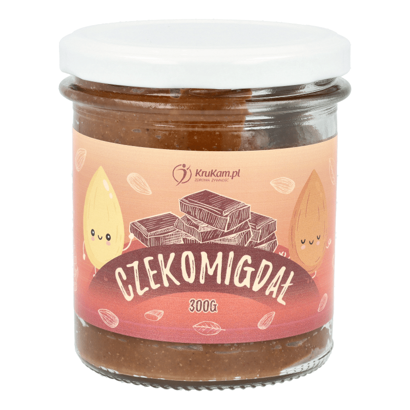 Krukam Czekomigdał - Almond Paste with Chocolate 300g - Krukam - Vesa Beauty