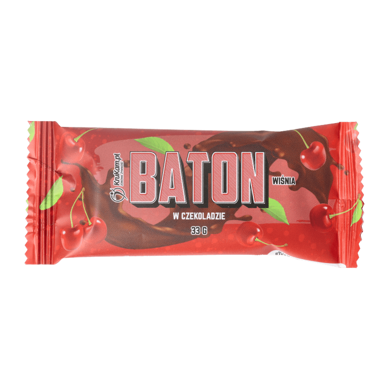 Krukam Date Bar Cherry in chocolate 33g - Krukam - Vesa Beauty