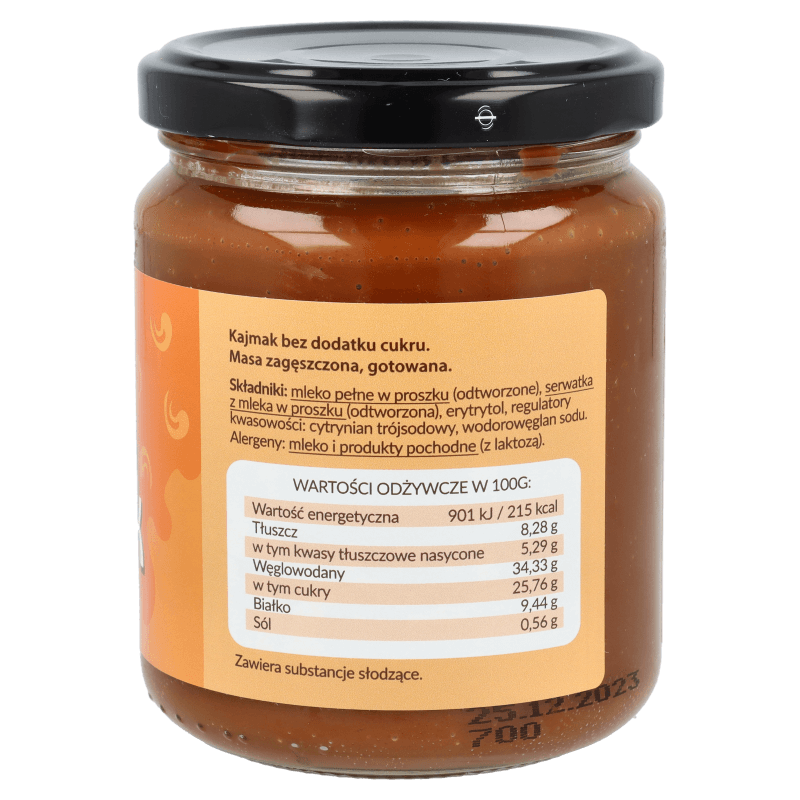 Krukam Kajmak with no added sugar 260g - Krukam - Vesa Beauty