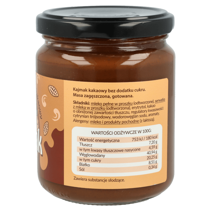 Krukam Kajmak with no added sugar - Cocoa 260g - Krukam - Vesa Beauty