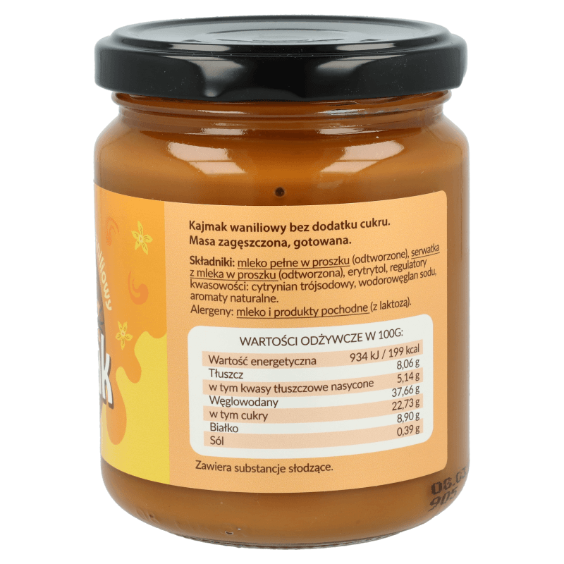 Krukam Kajmak with no added sugar - Vanilla 260g - Krukam - Vesa Beauty