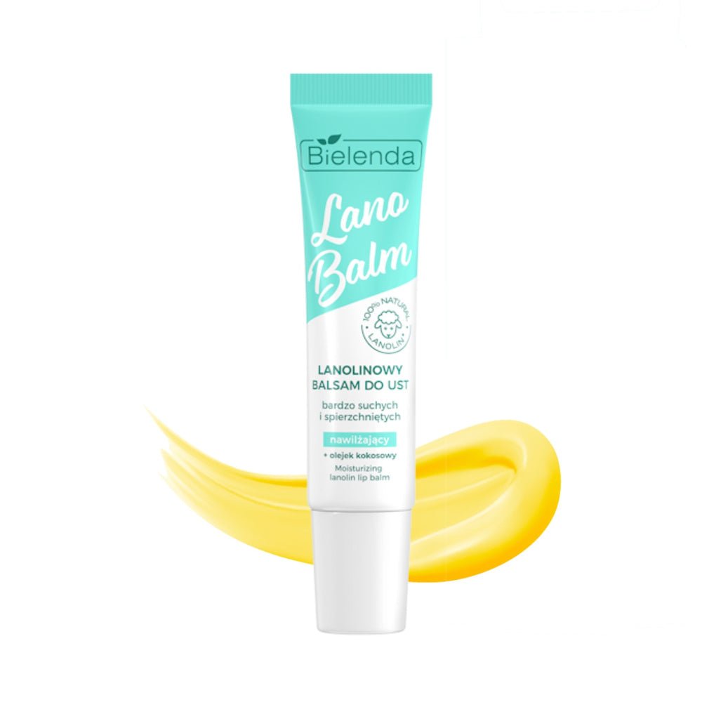 LANO BALM Moisturizing Lanolin balm for very dry & chapped lips 10g - Bielenda - Vesa Beauty