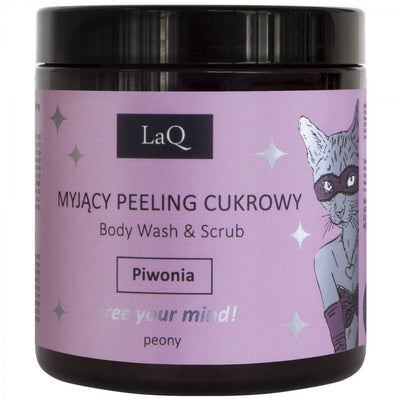 LaQ Body Wash&Scrub Peeling - Kitten Peony 200g - LaQ - Vesa Beauty