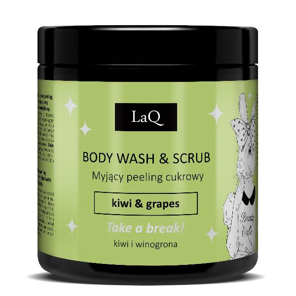 LaQ Body Wash&Scrub Peeling - Kiwi & Grapes 200g - LaQ - Vesa Beauty