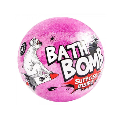 LaQ Bubble bath bomb with a surprise - PINK 110g - LaQ - Vesa Beauty