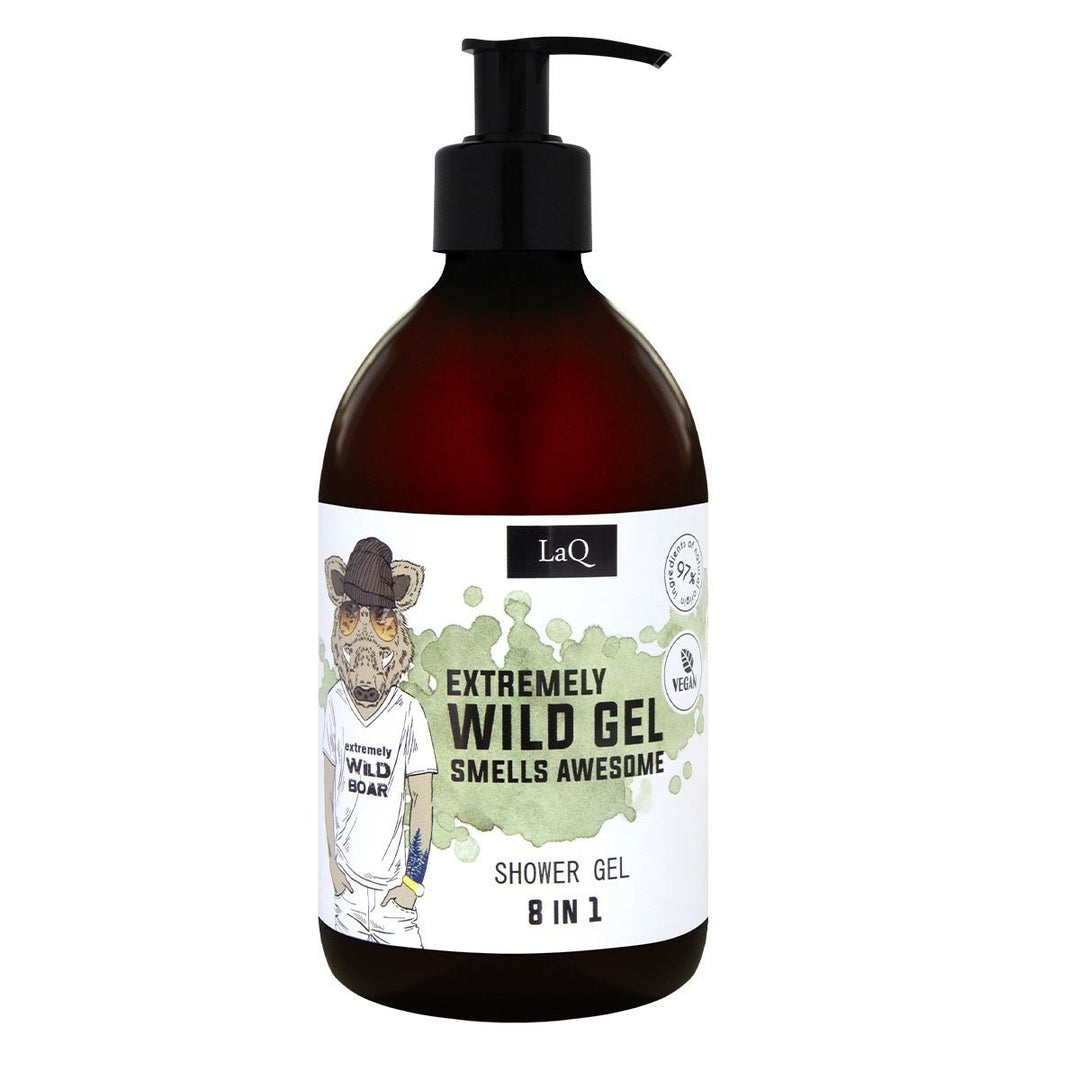 LaQ Extremely Wild Shower Gel 8in1 - BOAR 500ml - LaQ - Vesa Beauty