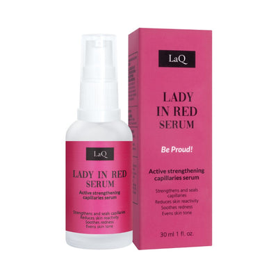 LaQ LADY IN RED Active strengthening capillaries Serum Nº4 30ml - LaQ - Vesa Beauty