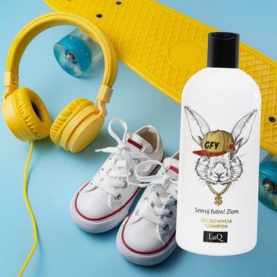LaQ Wash gel & shampoo 2in1 BUNNY - woody-spicy scent 300ml - LaQ - Vesa Beauty