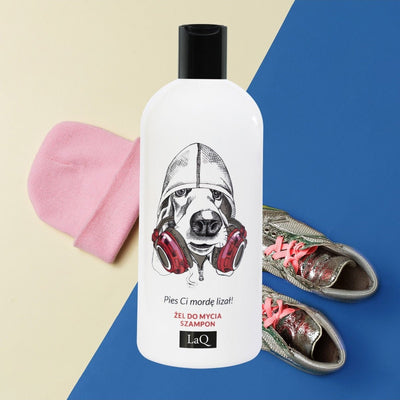 LaQ Wash gel & shampoo 2in1 DOG - man's perfume scent 300ml - LaQ - Vesa Beauty