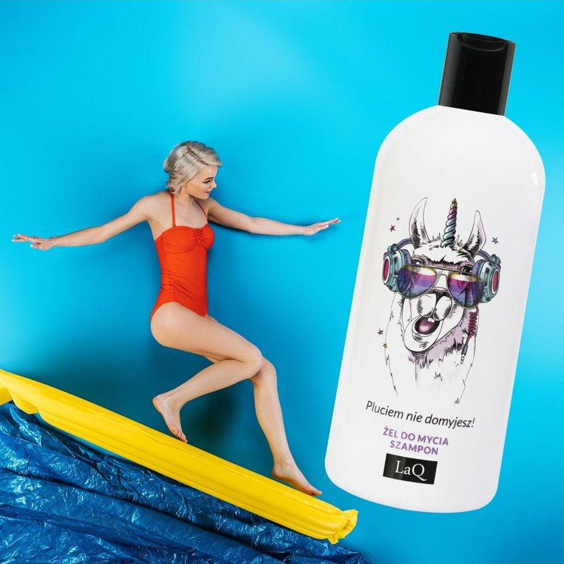 LaQ Wash gel & shampoo 2in1 LAMA - tropical fruit scent 300ml - LaQ - Vesa Beauty