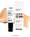LET'S GLOW SPF20 Illuminating and hydrating BB cream for dry and normal skin 30ml - Veoli Botanica - Vesa Beauty