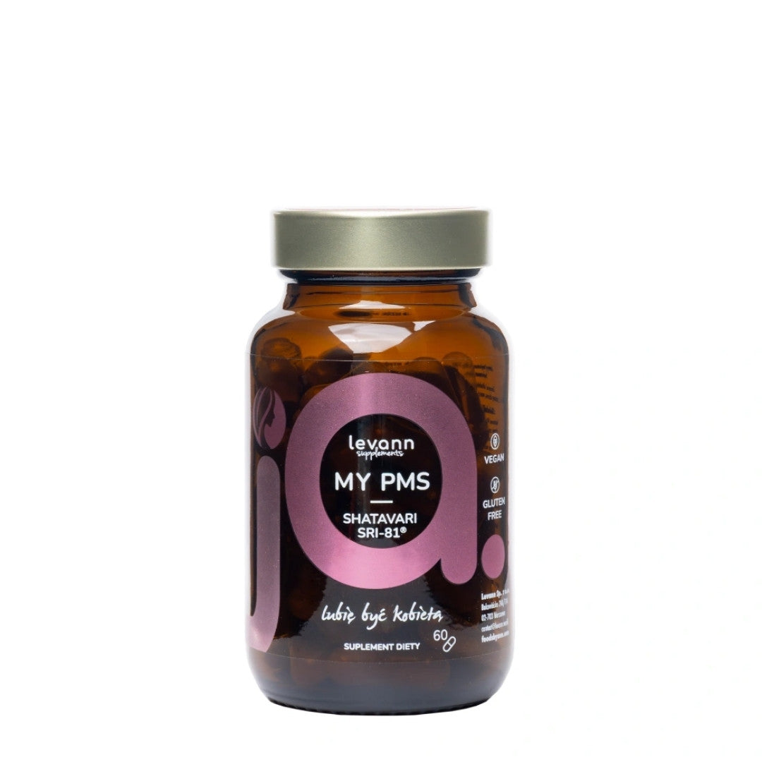 "jA" My PMS suplement z SRI-81 Shatavari® 60kapsułek