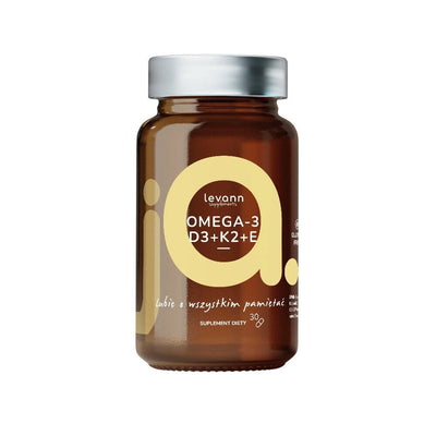 LEVANN "jA" OMEGA-3+D3+K2+E - food supplement 30 capsules - Foods by Ann - Vesa Beauty