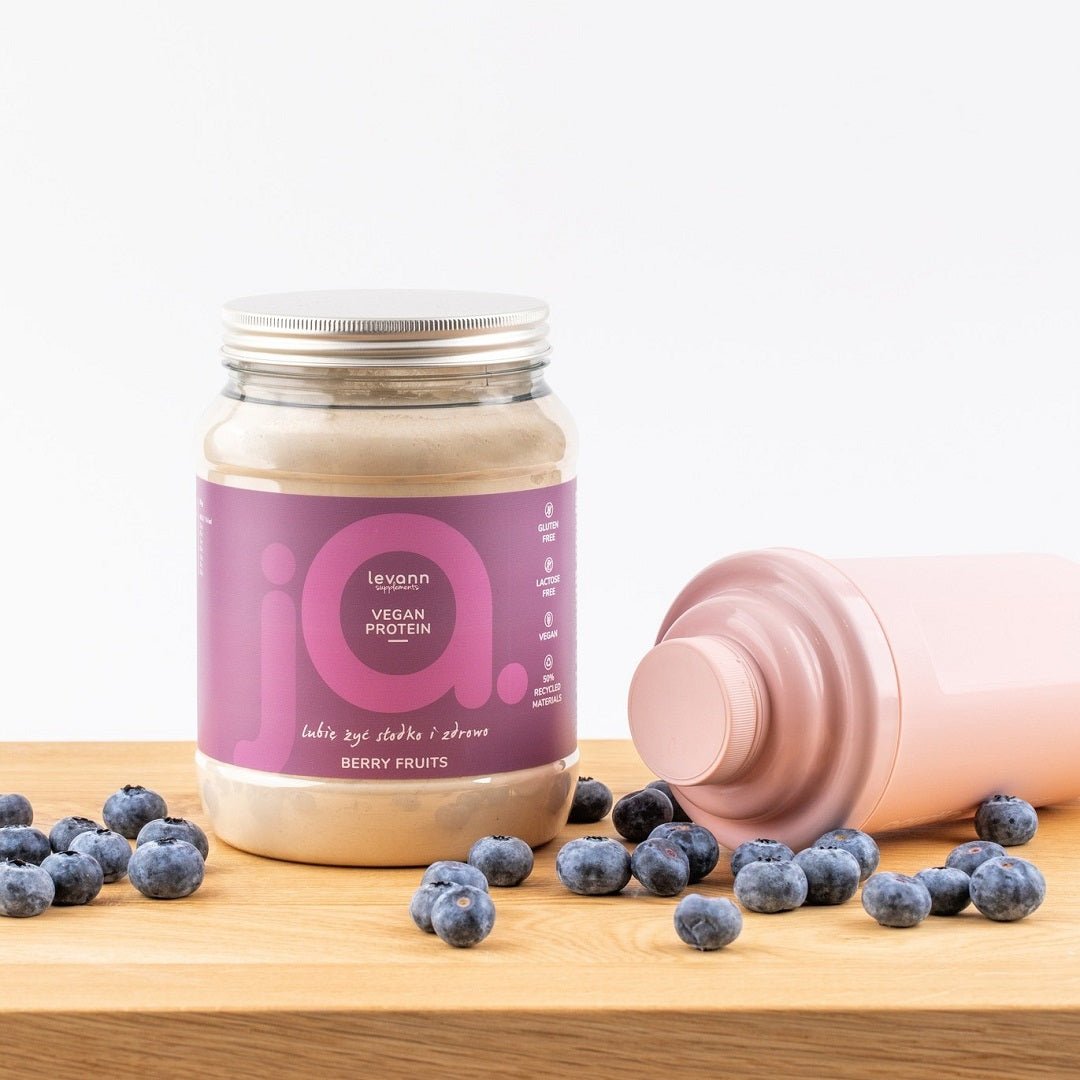 LEVANN "jA" Vegan Protein - Berry Fruits 500g | VESA Beauty UK LEVANN "jA" Vegan Protein - Berry Fruits 500g | VESA Beauty UK