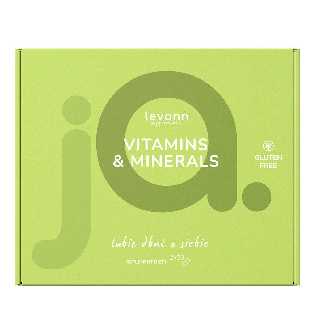 LEVANN "jA" Vitamin and Mineral Set 2x30 capsules - Foods by Ann - Vesa Beauty