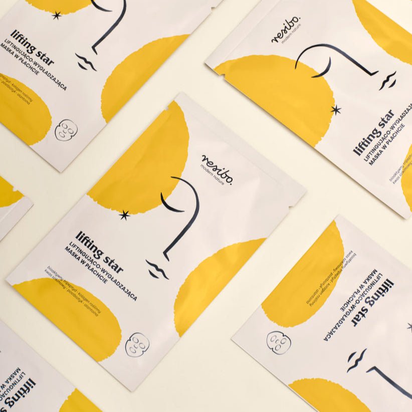 LIFTING STAR lifting & smoothing sheet mask 1pc - Resibo - Vesa Beauty