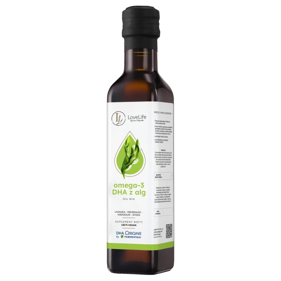 Natural Cosmetics LoveLife Oil mix Omega-3 DHA from algae 250ml