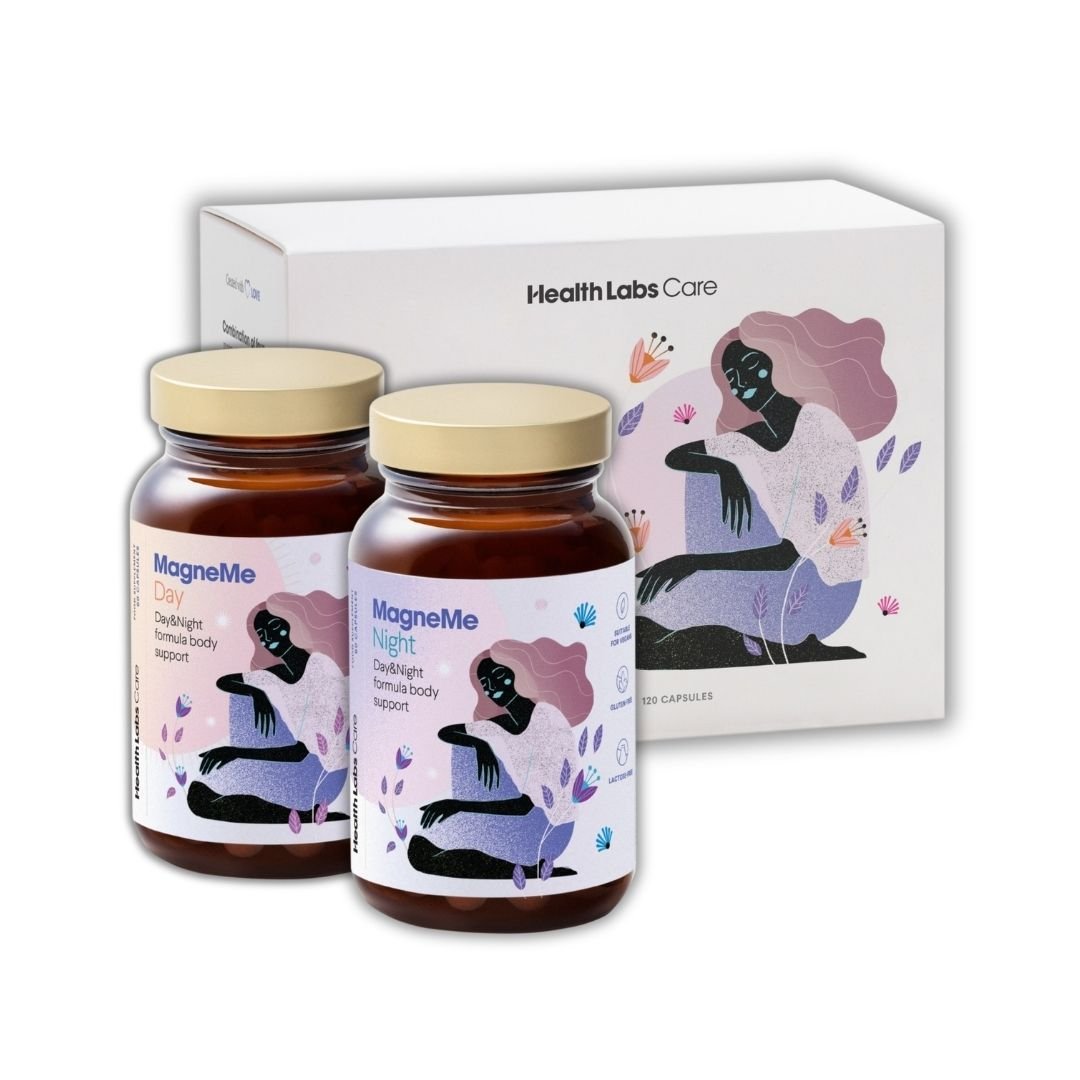 MagneMe - Magnesium with active form of vitamin B6 120 capsules - HealthLabs Care - Vesa Beauty