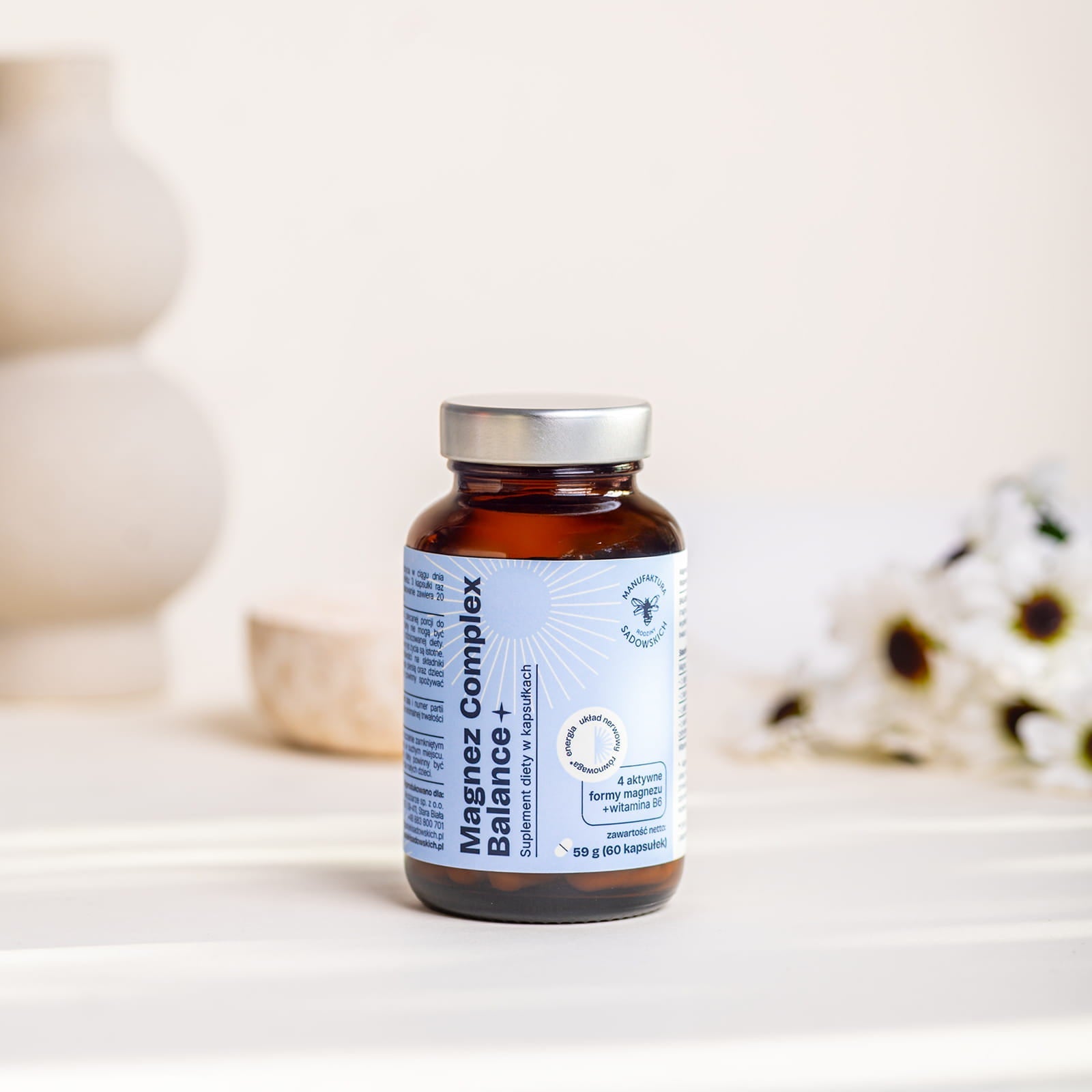 Magnesium Complex Balance+ 60 caps - Sadowski Bee Gardens - Vesa Beauty