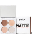 make up HIGHLIGHTER PALETTE 4x2.4g - Phlov - Vesa Beauty