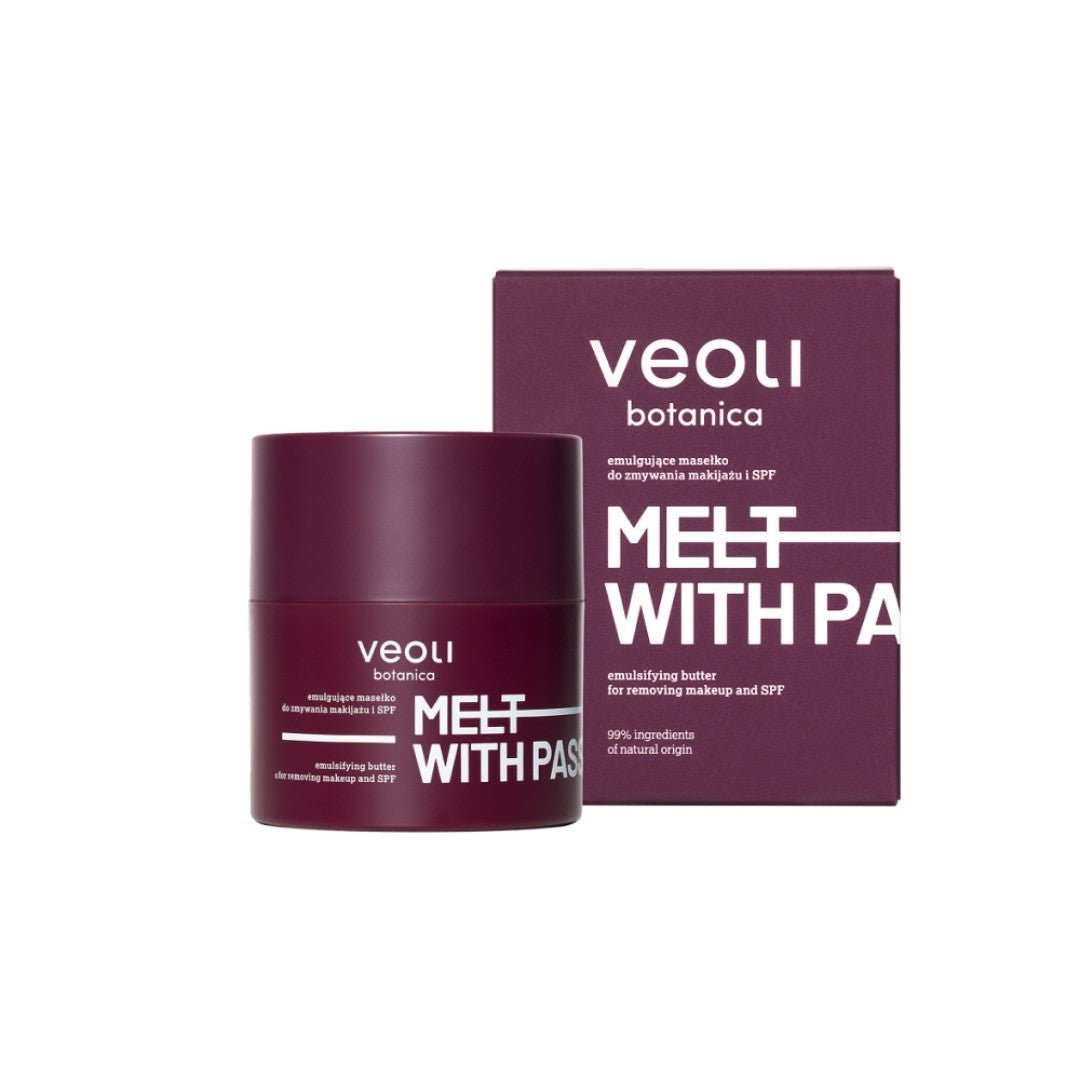 MELT WITH PASSION Emulsifying butter for removing makeup & SPF 40g - Veoli Botanica - Vesa Beauty