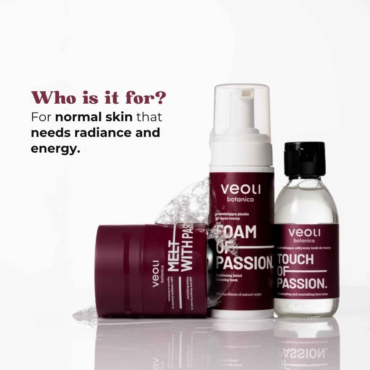MELT WITH PASSION Emulsifying butter for removing makeup & SPF 40g - Veoli Botanica - Vesa Beauty