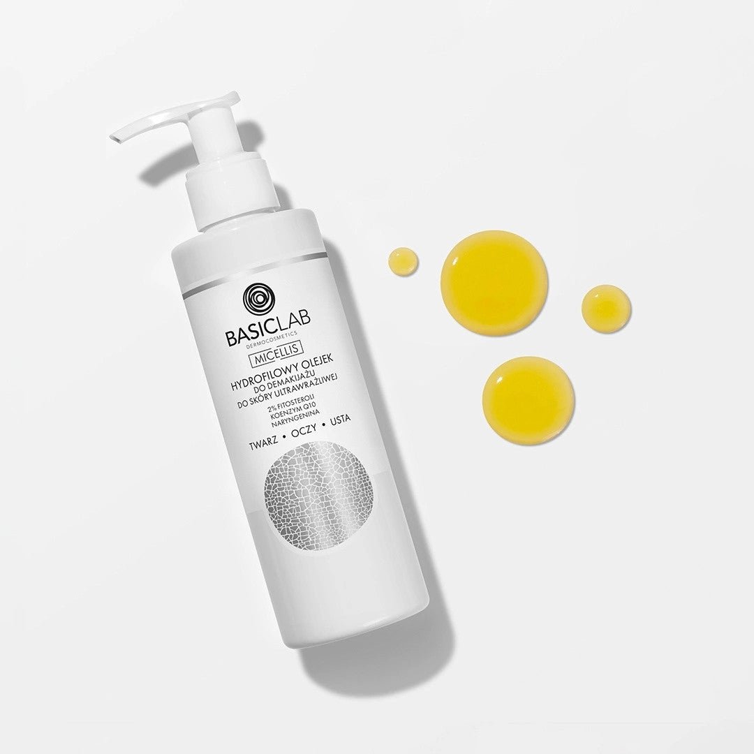 MICELLIS Hydrophilic make - up removal oil for ultra - sensitive skin 200ml - BasicLab - Vesa Beauty