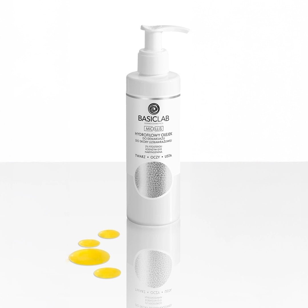 MICELLIS Hydrophilic make - up removal oil for ultra - sensitive skin 200ml - BasicLab - Vesa Beauty