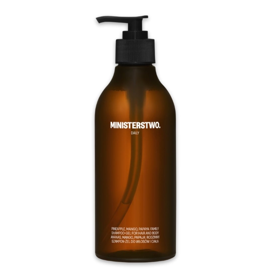 Ministerstwo DAILY pineapple, mango, papaya: Family Shampoo - Gel for Hair & Body 400ml - Ministerstwo - Vesa Beauty