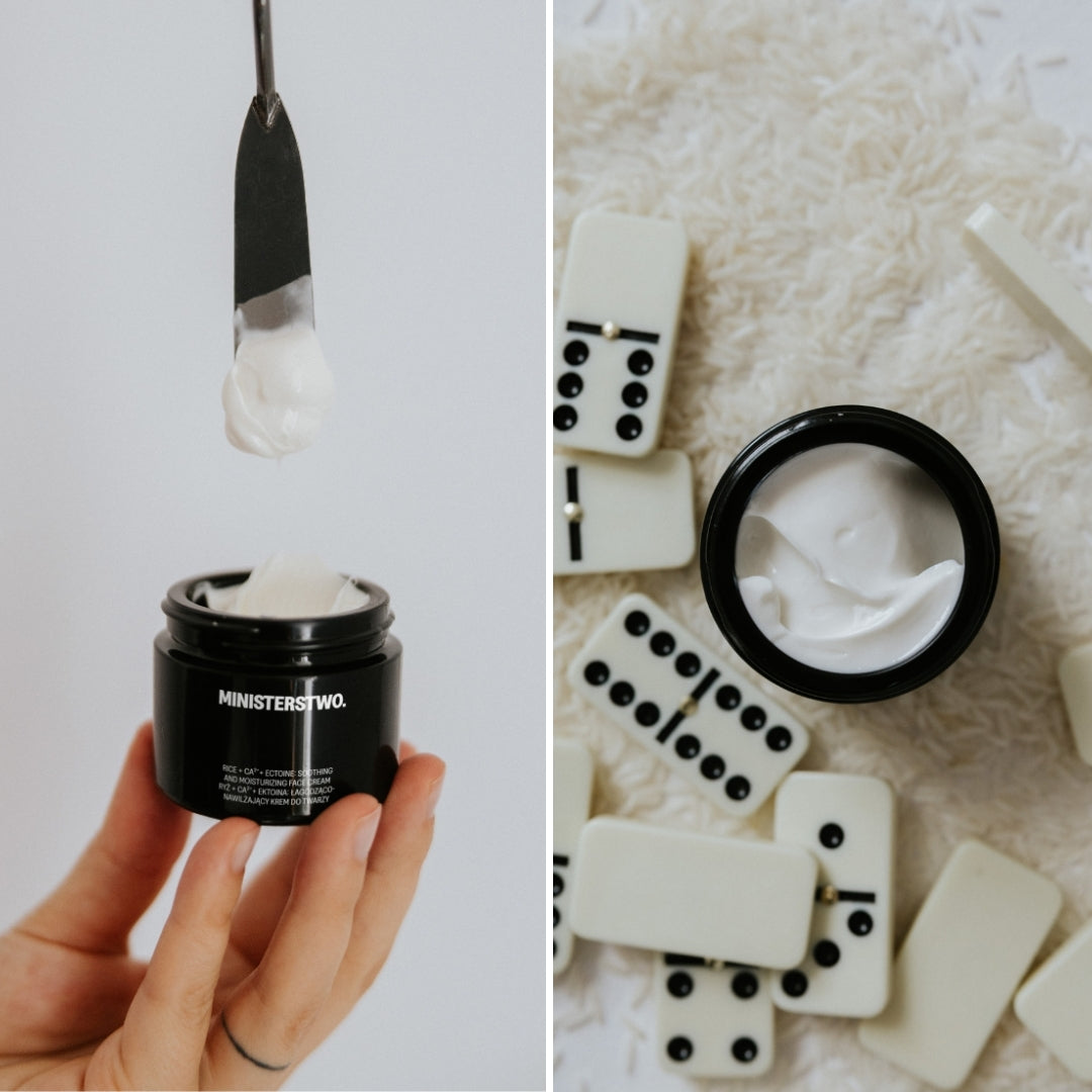 Natural Cosmetics Ministerstwo RICE +Ca2 +Ectoine: Soothing & Moisturizing Face Cream 50ml