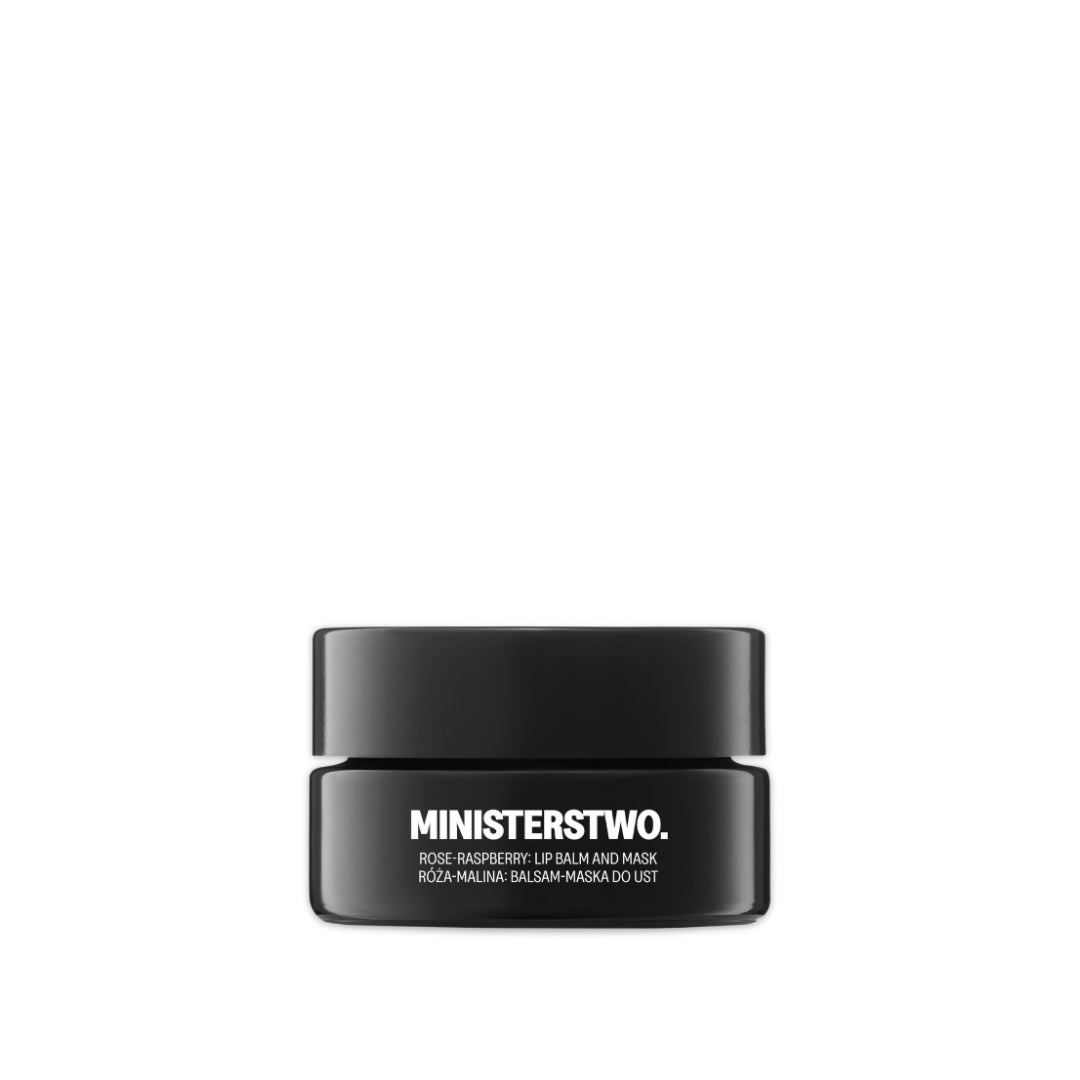 Natural Cosmetics Ministerstwo ROSE-RASPBERRY: Lip Balm & Mask 13g