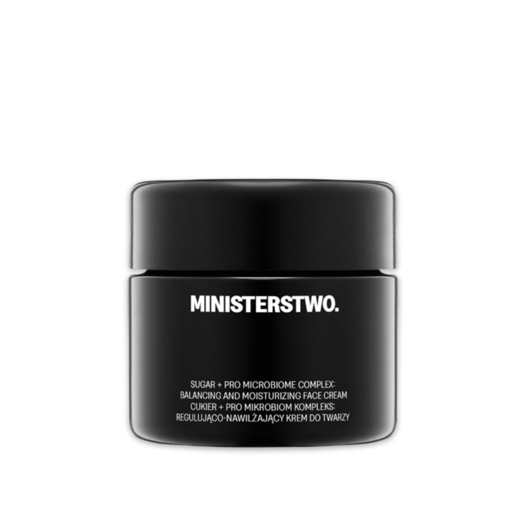 Natural Cosmetics Ministerstwo SUGAR +Pro Microbiome Complex: Balancing & Moisturizing Face Cream 50ml