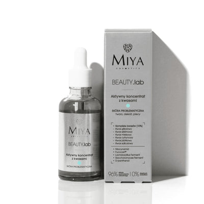 MIYA Cosmetics BEAUTY.Lab Active concentrate with acids - problematic skin 50ml - MIYA Cosmetics - Vesa Beauty