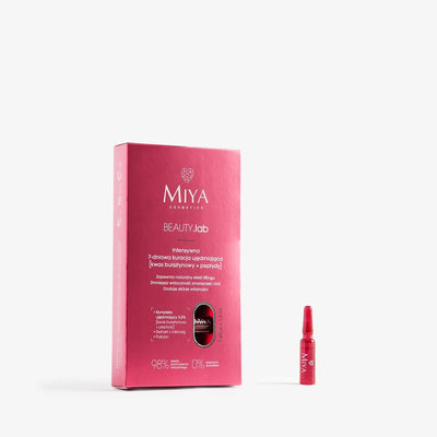 MIYA Cosmetics BEAUTY.lab Intensive 7-day firming treatment [succinic acid + peptides] 7x1,5ml - MIYA Cosmetics - Vesa Beauty