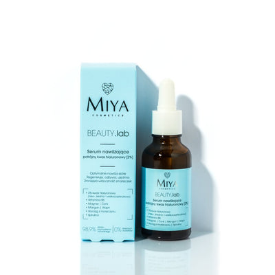 MIYA Cosmetics BEAUTY.Lab Moisturizing serum with triple hyaluronic acid 2% 30ml - MIYA Cosmetics - Vesa Beauty