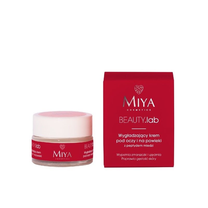 MIYA Cosmetics BEAUTY.lab Smoothing eye & eyelid Cream with copper peptide 15ml - MIYA Cosmetics - Vesa Beauty