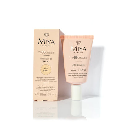 MIYA Cosmetics myBBcream Light BB cream SPF30 - fair skin tone 40ml - MIYA Cosmetics - Vesa Beauty