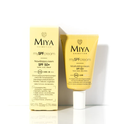 MIYA Cosmetics mySPFcream Moisturizing cream SPF50+ face, eyes, décolleté 40ml - MIYA Cosmetics - Vesa Beauty