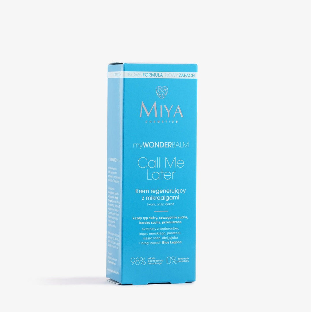 MIYA Cosmetics myWONDERBALM Call Me Later Regenerating cream with microalgae 75ml - MIYA Cosmetics - Vesa Beauty