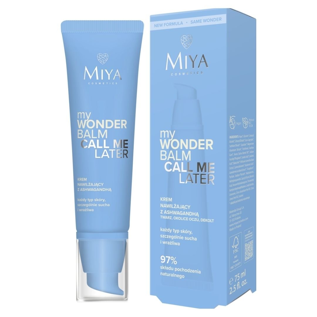 MIYA myWONDERBALM Call Me Later - Moisturizing Face Cream with Ashwagandha 75ml - MIYA Cosmetics - Vesa Beauty