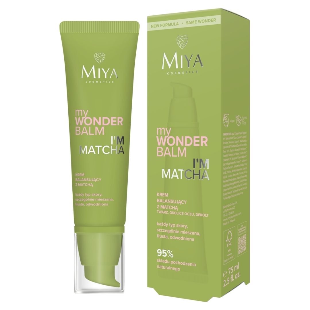 MIYA myWONDERBALM I'm Matcha - Balancing Face Cream with Matcha 75ml - MIYA Cosmetics - Vesa Beauty