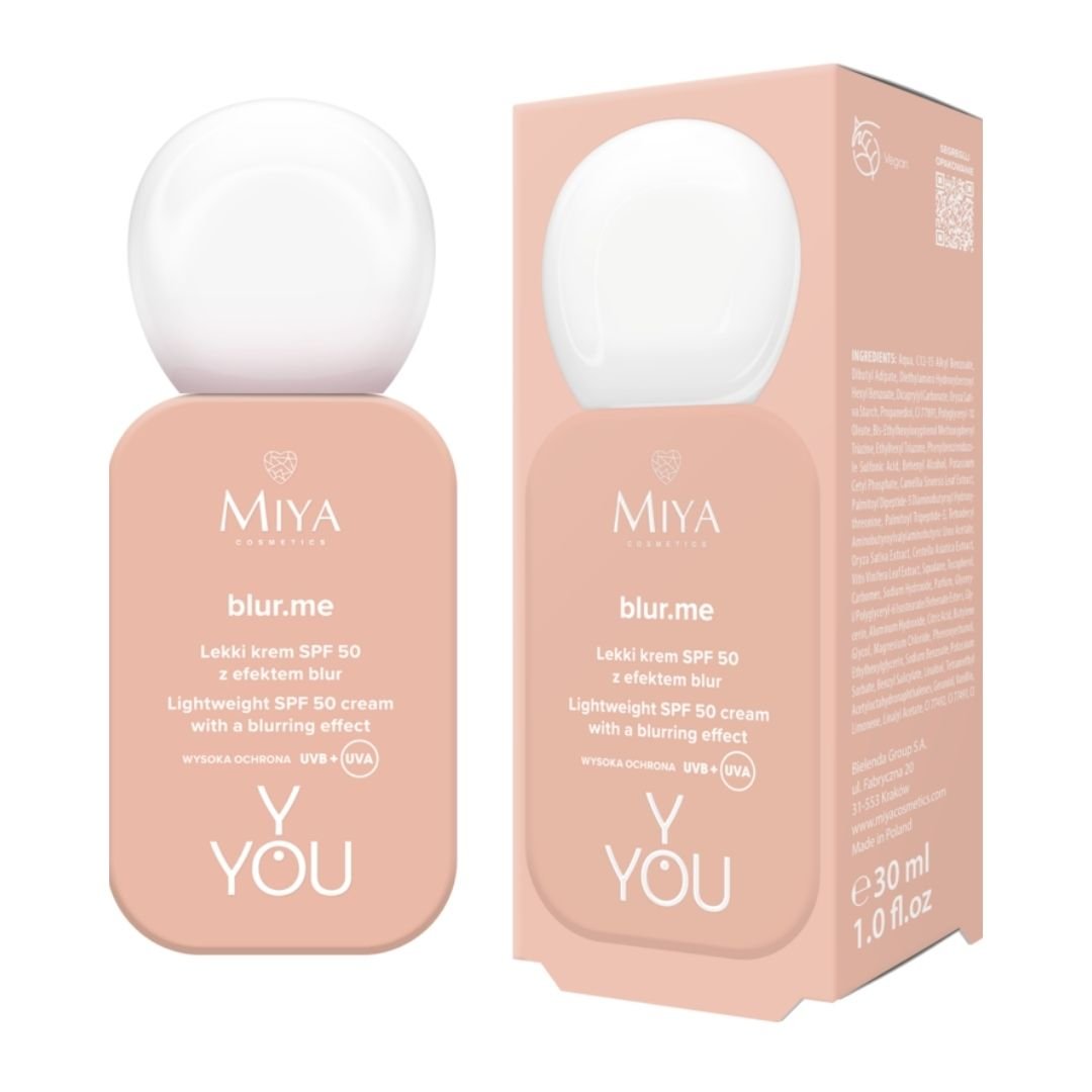 Miya Y.YOU blur.me Lightweight SPF50 cream with blurring effect 30ml - MIYA Cosmetics - Vesa Beauty