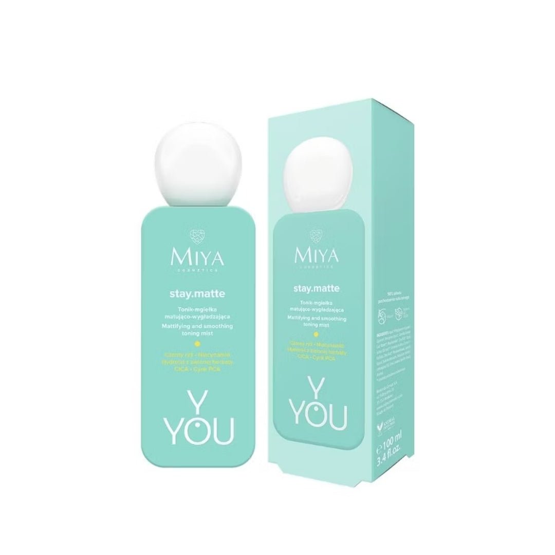 Miya Y.YOU stay.matte Mattifying & smoothing toning mist 100ml - MIYA Cosmetics - Vesa Beauty
