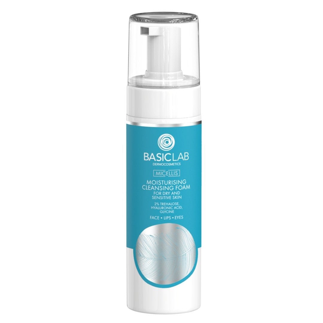 Moisturizing Cleansing Foam for dry and sensitive skin 150ml - BasicLab - Vesa Beauty
