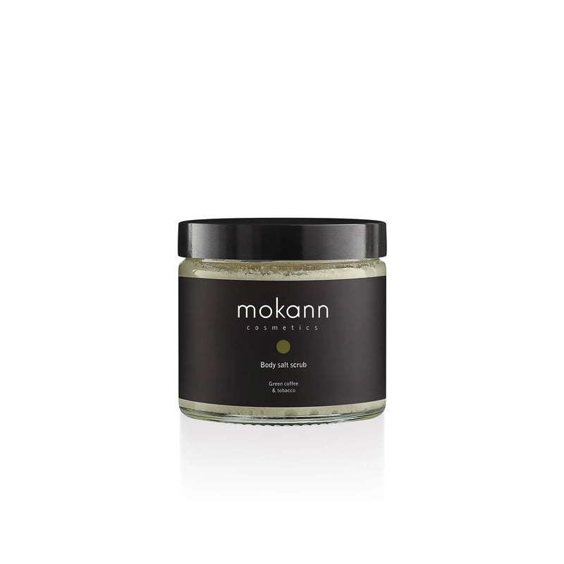 Mokann Body Salt Scrub Green Coffee & Tobacco 300g - Mokosh - Vesa Beauty