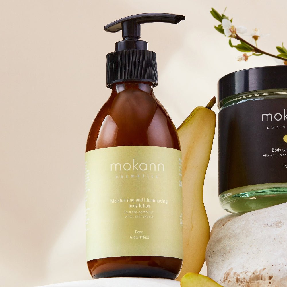 Mokann Moisturizing & Illuminating Body Lotion PEAR glow effect 200ml - Mokann - Vesa Beauty