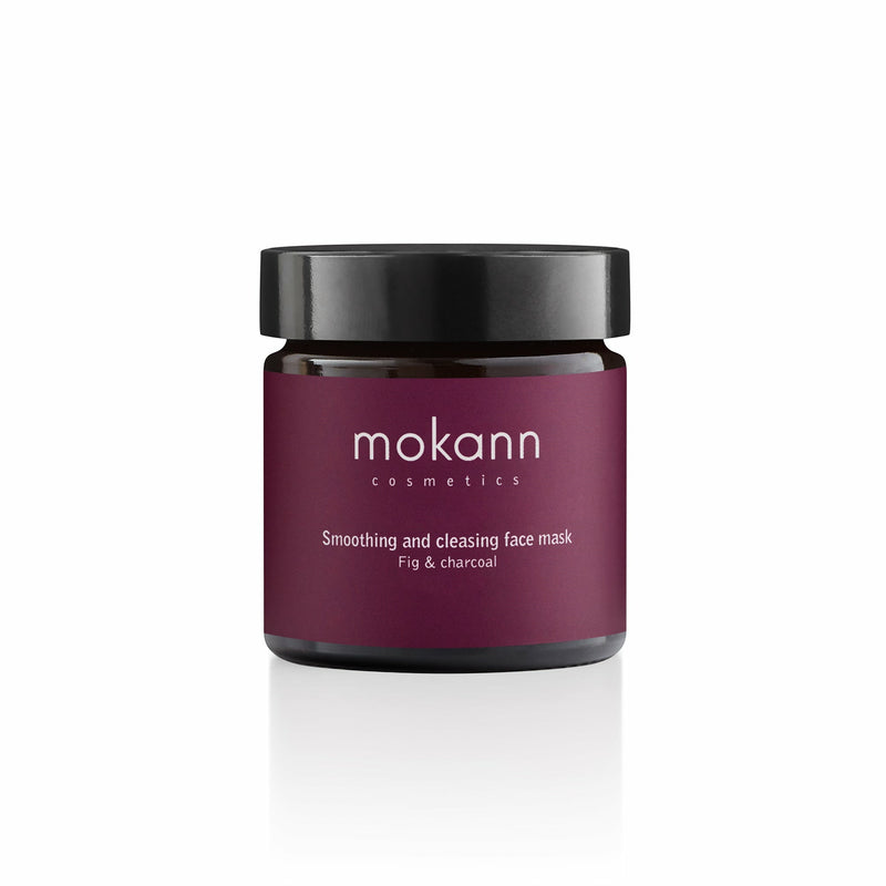 Mokann Smoothing-cleansing Face mask Fig & Charcoal 60ml - Mokosh - Vesa Beauty