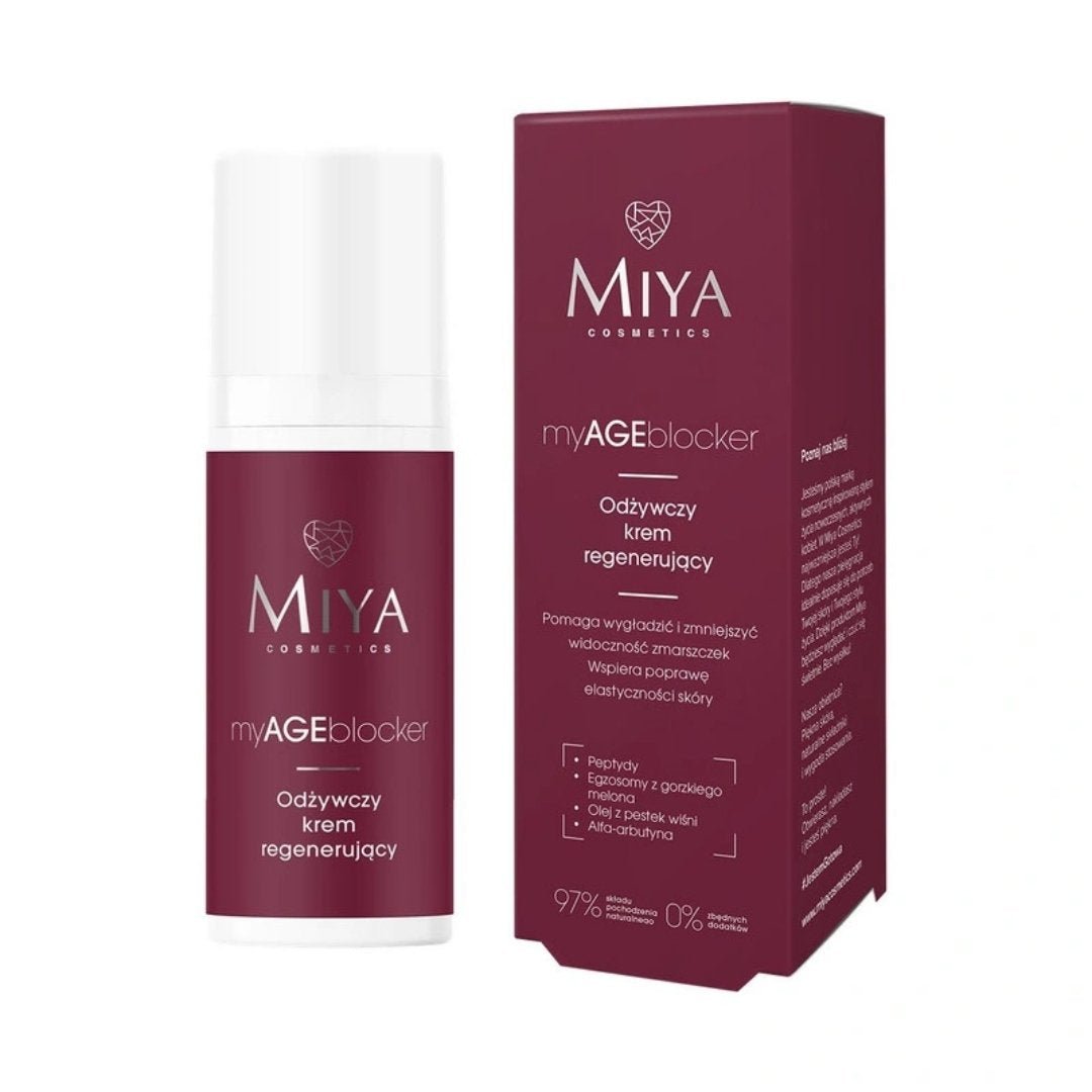 myAGEblocker Nourishing regenerating cream 50ml - MIYA Cosmetics - Vesa Beauty